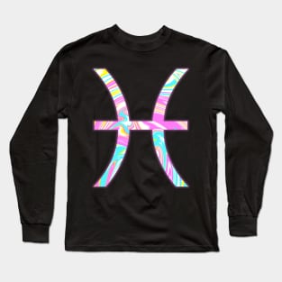 PSYCHDELIC PISCES Long Sleeve T-Shirt